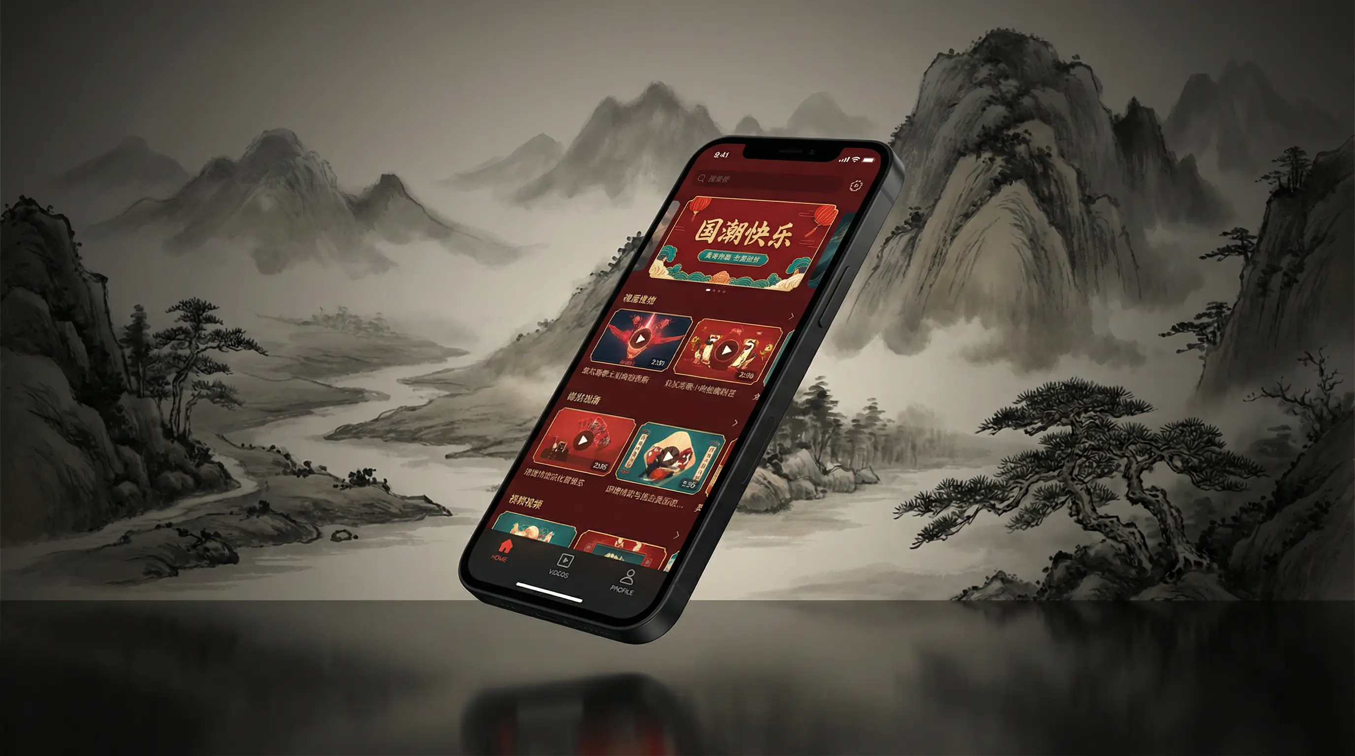 追风影院 移动端APP界面展示